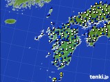 2024年05月16日の九州地方のアメダス(風向・風速)