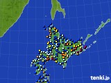 北海道地方のアメダス実況(日照時間)(2024年05月17日)
