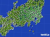 2024年05月17日の関東・甲信地方のアメダス(風向・風速)