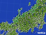 北陸地方のアメダス実況(風向・風速)(2024年05月17日)