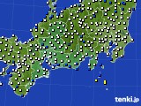 2024年05月17日の東海地方のアメダス(風向・風速)