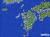 2024年05月17日の九州地方のアメダス(風向・風速)