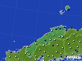2024年05月17日の島根県のアメダス(風向・風速)