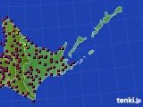 2024年05月18日の道東のアメダス(日照時間)