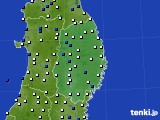 岩手県のアメダス実況(風向・風速)(2024年05月18日)