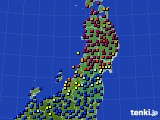 2024年05月19日の東北地方のアメダス(日照時間)