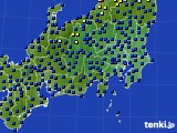関東・甲信地方のアメダス実況(日照時間)(2024年05月19日)