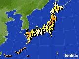 2024年05月19日のアメダス(気温)