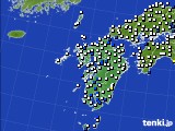 2024年05月19日の九州地方のアメダス(風向・風速)