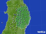 岩手県のアメダス実況(降水量)(2024年05月20日)