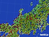 北陸地方のアメダス実況(日照時間)(2024年05月20日)