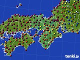 2024年05月20日の近畿地方のアメダス(日照時間)