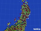 2024年05月21日の東北地方のアメダス(日照時間)