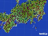 2024年05月21日の東海地方のアメダス(日照時間)