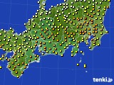 2024年05月21日の東海地方のアメダス(気温)