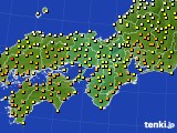 2024年05月21日の近畿地方のアメダス(気温)