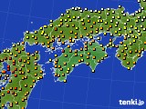 2024年05月21日の四国地方のアメダス(気温)