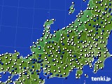 2024年05月21日の北陸地方のアメダス(風向・風速)