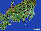 2024年05月22日の関東・甲信地方のアメダス(日照時間)