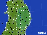 2024年05月22日の岩手県のアメダス(風向・風速)