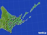 道東のアメダス実況(降水量)(2024年05月24日)