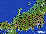 2024年05月24日の北陸地方のアメダス(日照時間)