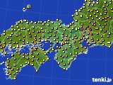 2024年05月24日の近畿地方のアメダス(気温)