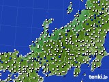 北陸地方のアメダス実況(風向・風速)(2024年05月24日)