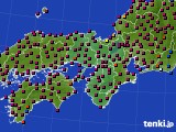 2024年05月25日の近畿地方のアメダス(日照時間)