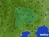 山梨県のアメダス実況(日照時間)(2024年05月25日)