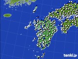 2024年05月25日の九州地方のアメダス(風向・風速)