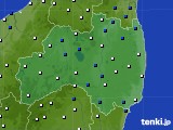 2024年05月25日の福島県のアメダス(風向・風速)