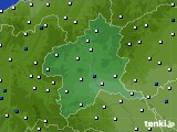 2024年05月25日の群馬県のアメダス(風向・風速)