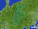 2024年05月25日の長野県のアメダス(風向・風速)