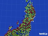 2024年05月26日の東北地方のアメダス(日照時間)