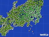 2024年05月26日の関東・甲信地方のアメダス(風向・風速)
