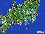関東・甲信地方のアメダス実況(風向・風速)(2024年05月26日)