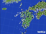 2024年05月26日の九州地方のアメダス(風向・風速)