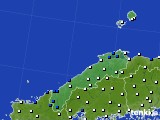 2024年05月26日の島根県のアメダス(風向・風速)