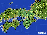 近畿地方のアメダス実況(気温)(2024年05月27日)