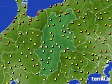 長野県のアメダス実況(気温)(2024年05月27日)