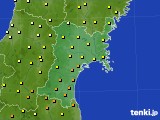 宮城県のアメダス実況(気温)(2024年05月27日)