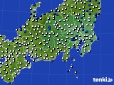 2024年05月27日の関東・甲信地方のアメダス(風向・風速)