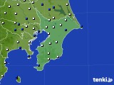 2024年05月27日の千葉県のアメダス(風向・風速)