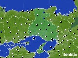 2024年05月27日の兵庫県のアメダス(風向・風速)