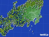 関東・甲信地方のアメダス実況(降水量)(2024年05月28日)