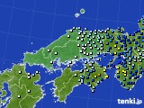 中国地方のアメダス実況(降水量)(2024年05月28日)
