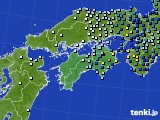 四国地方のアメダス実況(降水量)(2024年05月28日)