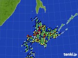 2024年05月28日の北海道地方のアメダス(日照時間)