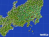 2024年05月28日の関東・甲信地方のアメダス(気温)